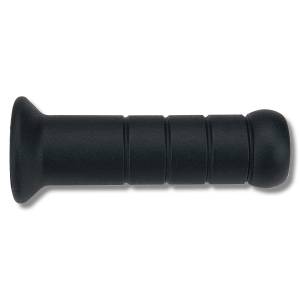 Coppia manopole Domino A250 in gomma nero/rosso per moto stradali/racing