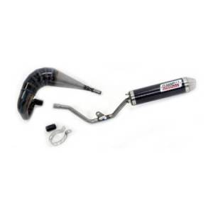 Giannelli Full system IPERSPORT silenziatore alluminio versione Black line  (450 mm-collettori racing)